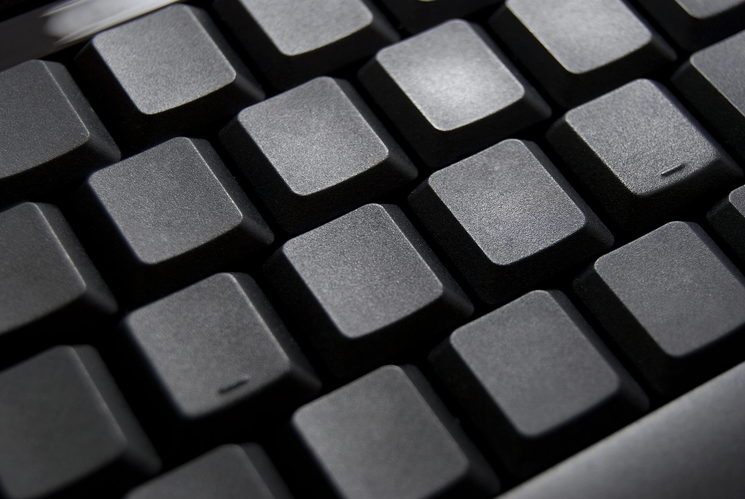 Close-up of a mechanical keyboard